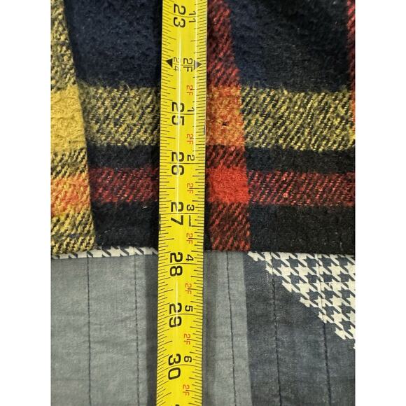 Vintage 1960s Kentfield Woodsman Wool Mackinaw Men's Medium Brown Red‎ Plaid - Picture 5 of 10